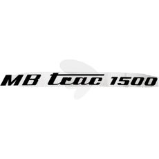 Dekalsats MB Trac 1500, svart, vnster och hger