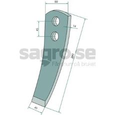 Skrspets Pttinger m.fl. 80X290X14mm 