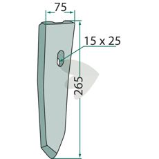 Skr Vario-Clip BBG/Amazone mfl 265X79mm 78700473