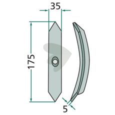 Skr 175x35x5