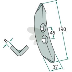 Skr 37X190mm 400523-25/2