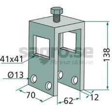 Hllare kpl. Fr ram 40x40