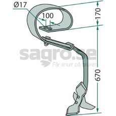 Pinne kpl. med skr Fr ram 80x80 101155065