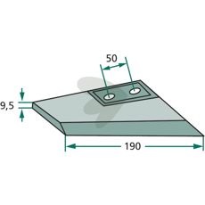 Skr vnster 190mm 92521