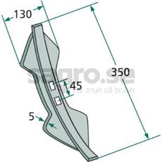 Skr Radie =300 Kongskilde m.fl 130X350mm tjocklek 5mm