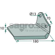 Vingskr "Delta Flex 180mm hl 13mm 7204027032