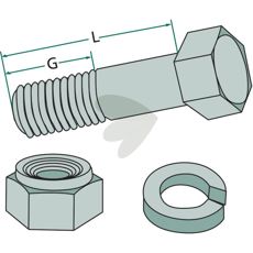 Skruv 7/16" UNF x 32, 12.9