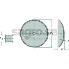 Tallrik Slt fyrkantshl 41X41 710x7mm