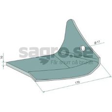 Vingskr hger 170mm hl 17mm 009762500301