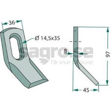 Y-slaga Bomford,Mc Connel,S.M.A. hl 14,5X35mm