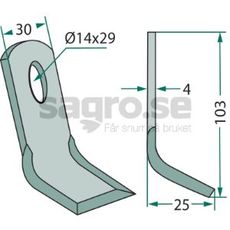 Y-slaga Peruzzo hl 14X29mm