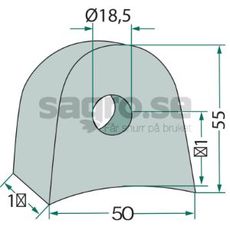 Fste 55X50X18, 5