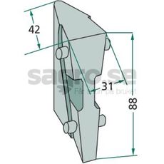 Skrkil Kongskilde/Becker m.fl. 88X31mm 200057457