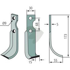 Jordfrskniv RT8/AN7-8