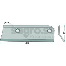 Hackkniv laserbelagd EP-446 PZ