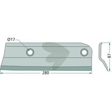 Hackkniv laserbelagd EP-446 PZ