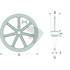 Packarring 700mm Nav p ena sidan