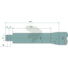 Balspjut bjd Lngd 640mm Faucheux 55535