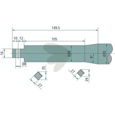 Balspjut bjd Lngd 680mm Agram, Manip 53037