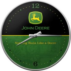 Klocka John Deere 31 cm - Nothing runs like a deere