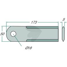 Kniv Halmhack 25-pack - Z42176