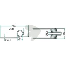 Rfspinne Braun 285 mm