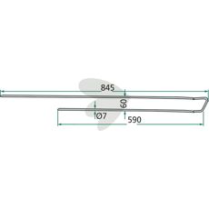 Rfspinne Fransgard 845 mm