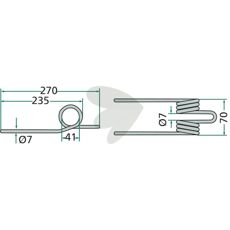 Rfspinne Braun 270 mm