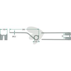 Rfspinne Fella 390 mm