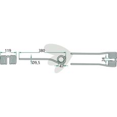 Rfspinne SIP 380 mm