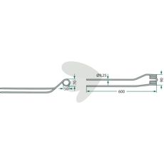 Pinne Deutz Fahr Kverneland mfl. 600mm VF16624404.86