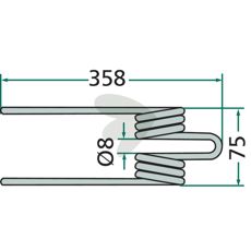 Rfspinne Berkenheger 358 mm