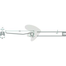 Rfspinne Pttinger 585 mm 00436030