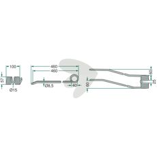 Rfspinne Pttinger 460 mm