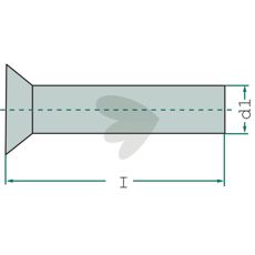 Snknitar 5X30 DIN 661 ca.98 styck