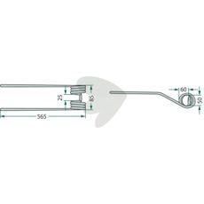 Pinne Pttinger med flera 565mm 00436041