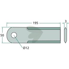 Kniv Halmhack 25-pack - Z35241