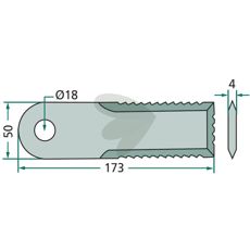 Kniv Halmhack 25-pack - Z77601