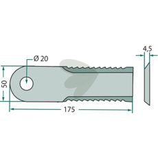 Kniv Halmhack 25-pack - 71424347