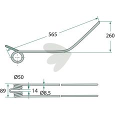 Rfspinne SIP 565 mm