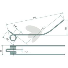 Rfspinne BCS 550 mm