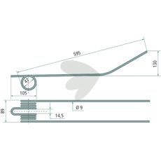 Rfspinne BCS 595 mm