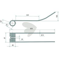 Rfspinne Dondi 650 mm