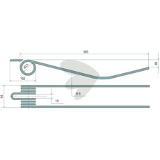 Rfspinne Repossi 585 mm