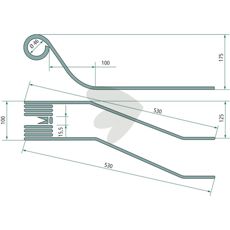 Rfspinne Repossi 530 mm