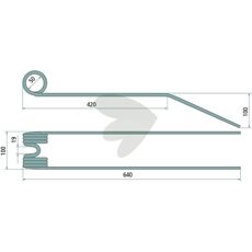 Rfspinne Repossi 640 mm