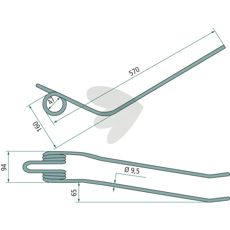 Rfspinne Slam 570 mm