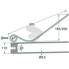 Rfspinne Galfr 605 mm