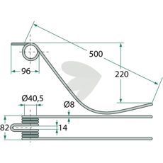 Rfspinne Galfr 500 mm