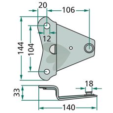 Knivhllare Endast lmpad fr 3 mm klingor